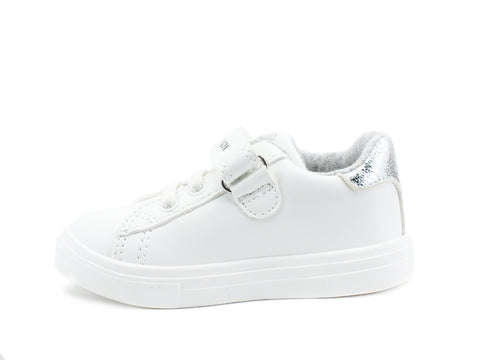 TOMMY HILFIGER Sneaker Bambina Strap Stelle Glitter White Multicolor T1A4-31015