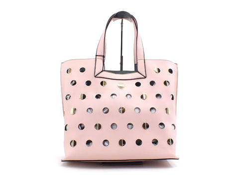 LE PANDORINI Iris Bag Day Borsa Manici Traforata Rose PE21DAM02782-03