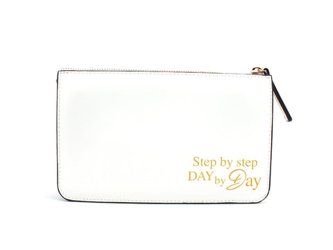 LE PANDORINI Iris Mini Day Borsa Pochette Traforata Off White PE21DAO02784-01