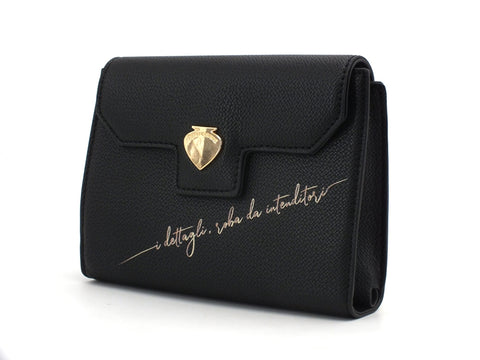 LE PANDORINE Gardenia Mini Dettagli Borsa Tracolla Black PE21DAQ02786-04