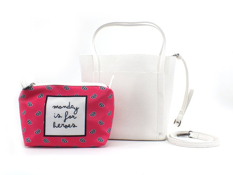 LE PANDORINE Papaya Heroes Borsa Doppia White PE21DBI02804-01