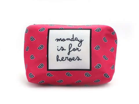 LE PANDORINE Papaya Mini Heroes Borsa Pochette Trousse Pink White PE21DBI02804-09