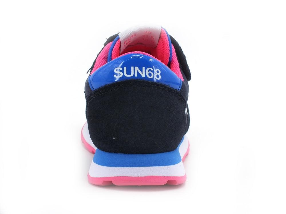 SUN68 Girl's Ally Nylon Solid Sneaker Running Fluo Bambina Navy Blue Z31401 - Sandrini Calzature e Abbigliamento