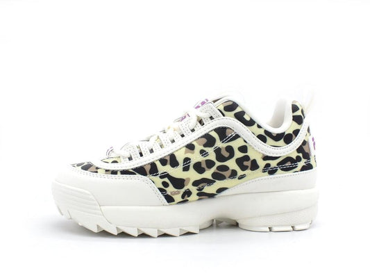 FILA Disruptor Kids Sneaker Bimba Marshmallow Leopard 1011082.79G - Sandrini Calzature e Abbigliamento