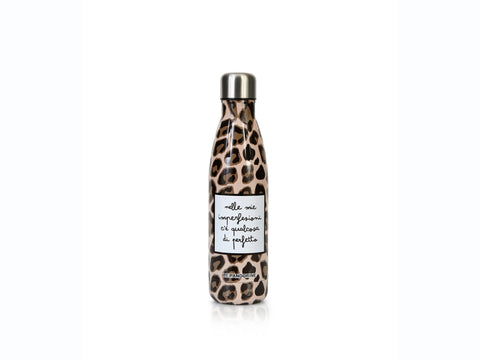LE PANDORINE MOTB Borraccia Termica Acciaio Leopard PE21DBV02817-01