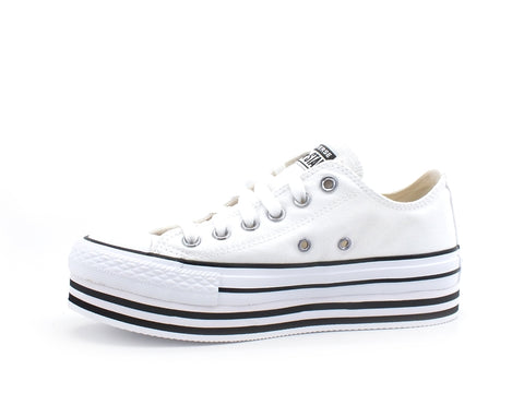 CONVERSE C.T. All Star Eva Lift Ox Sneaker Platform White Black Thunder 563971C