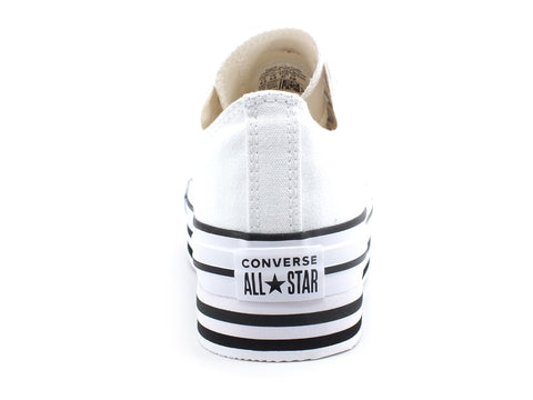 CONVERSE C.T. All Star Eva Lift Ox Sneaker Platform White Black Thunder 563971C