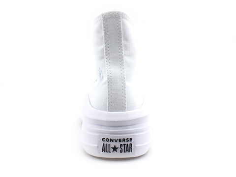 CONVERSE C.T. All Star Move Hi Sneaker Platform White Ivory Black 568498C