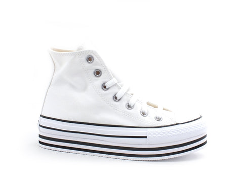 CONVERSE C.T. All Star Eva Lift Hi Sneaker Platform White Black Thunder 564485C