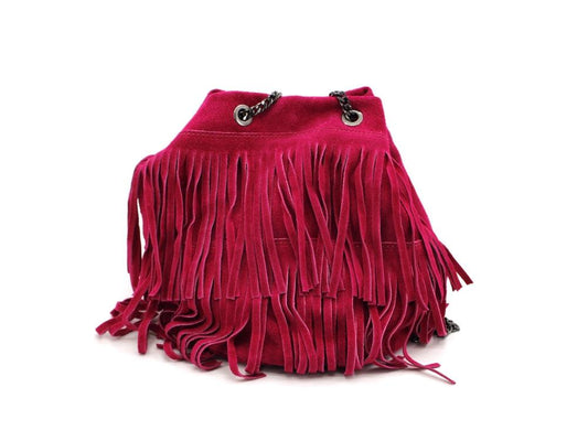 COLOR BAG Borsa Secchiello Frange - Sandrini Calzature e Abbigliamento