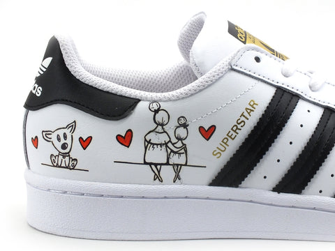 CUSTOM / ADIDAS Superstar Printed