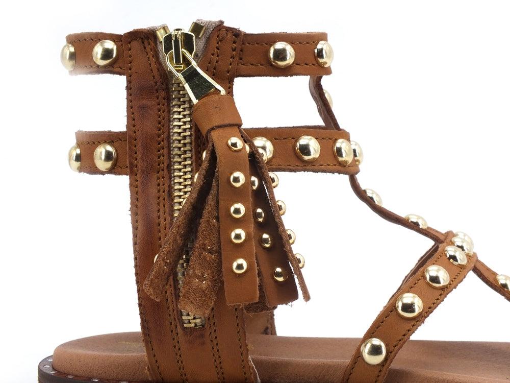 DIVINE FOLLIE Sandalo Gladiator Borchie - Sandrini Calzature e Abbigliamento