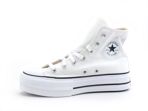 CONVERSE C.T. All Star Lift Hi Sneaker Platform White Black 560846C