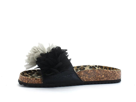 COLORS OF CALIFORNIA Ciabatta Leo Fiore Black HC.BIO053 - Sandrini Calzature e Abbigliamento