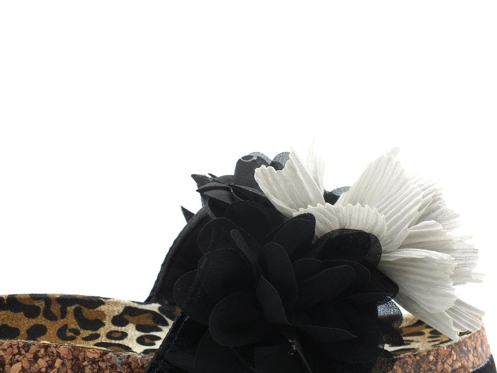 COLORS OF CALIFORNIA Ciabatta Leo Fiore Black HC.BIO053 - Sandrini Calzature e Abbigliamento