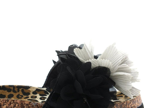 COLORS OF CALIFORNIA Ciabatta Leo Fiore Black HC.BIO053 - Sandrini Calzature e Abbigliamento