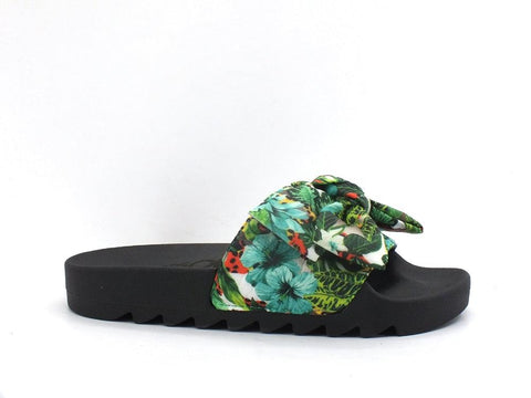 COLORS OF CALIFORNIA Ciabatta Leo Fiore Black HC.BIO053 - Sandrini Calzature e Abbigliamento