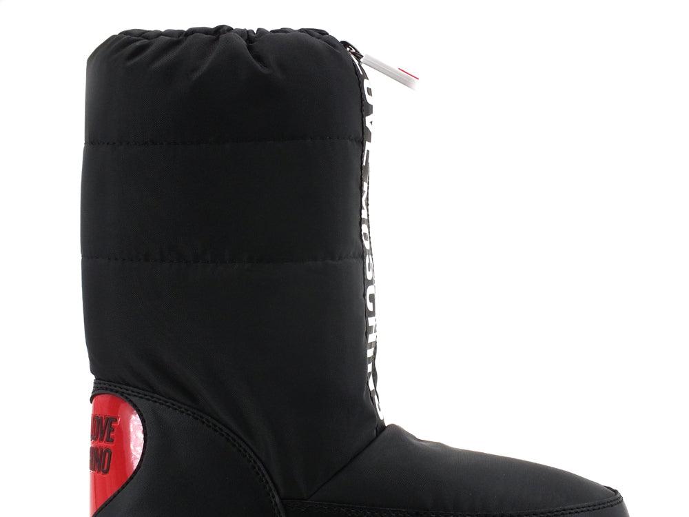 LOVE MOSCHINO Moonboot Skyboot Logo Pelo Cocco JA24232G0DISN11A - Sandrini Calzature e Abbigliamento