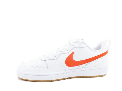 NIKE Court Borough Low 2 CS Sneaker White Orange BW5448-114