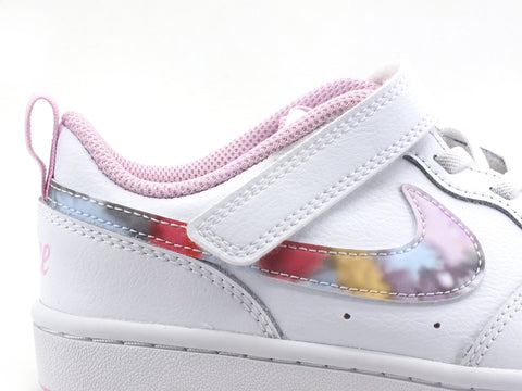 NIKE Court Borough Low 2 SE Sneaker White Multi CZ6613-100