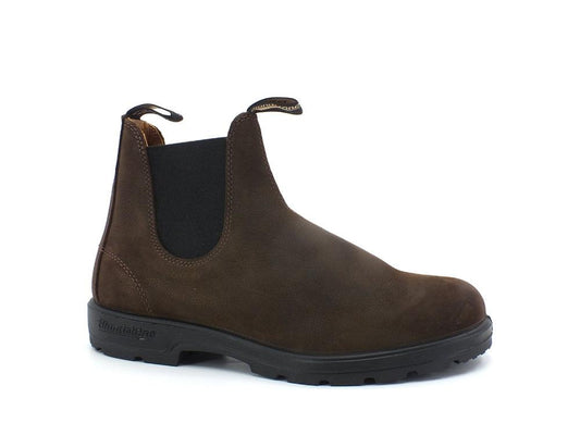 BLUNDSTONE Stivaletto Polacco Elastici Brown Nubuk 1606 - Sandrini Calzature e Abbigliamento