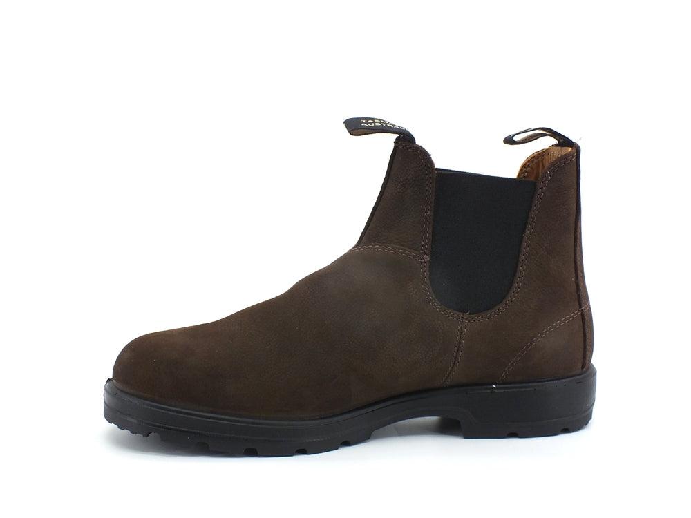 BLUNDSTONE Stivaletto Polacco Elastici Brown Nubuk 1606 - Sandrini Calzature e Abbigliamento