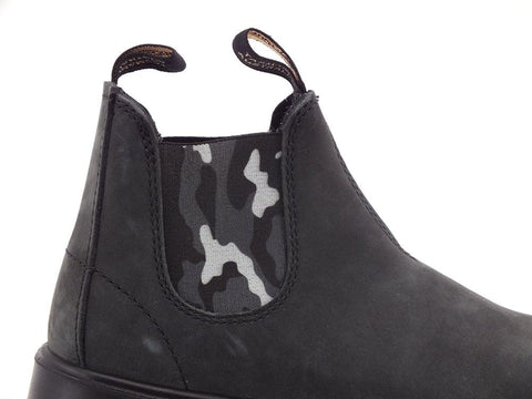 BLUNDSTONE Stivaletto Polacco Elastici Rustic Black Camouflage 1994 - Sandrini Calzature e Abbigliamento