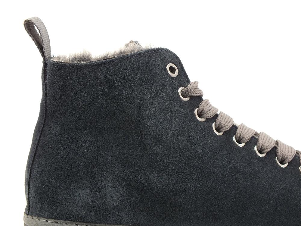 PAN CHIC Ankle Boot Suede Sneaker Pelo Khaki Yellow P01M1400200006 - Sandrini Calzature e Abbigliamento