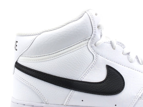 NIKE Court Vision Mid Sneaker White Black CD5466-101