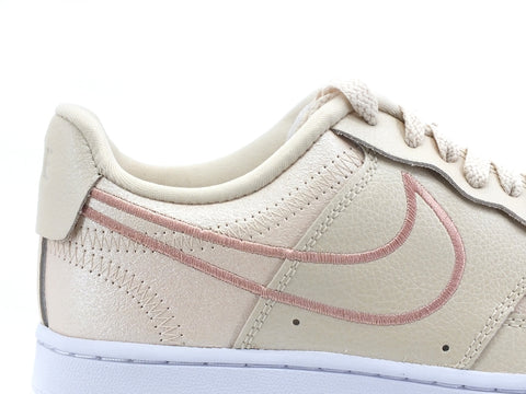 NIKE Court Vision Low PRM Sneaker Wmns Perl White Metal Red DM0838-200