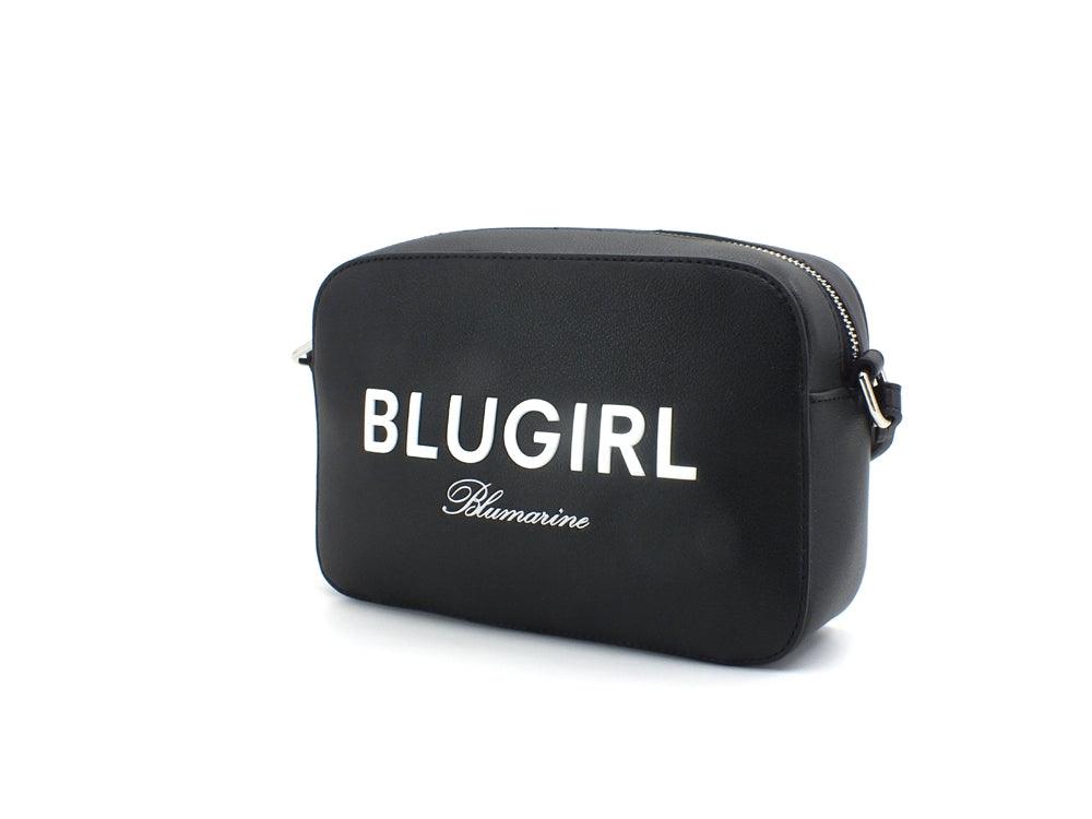 BLUGIRL Borsa Camera Case Maxi Logo Tracolla Nero PA2003E0086 - Sandrini Calzature e Abbigliamento