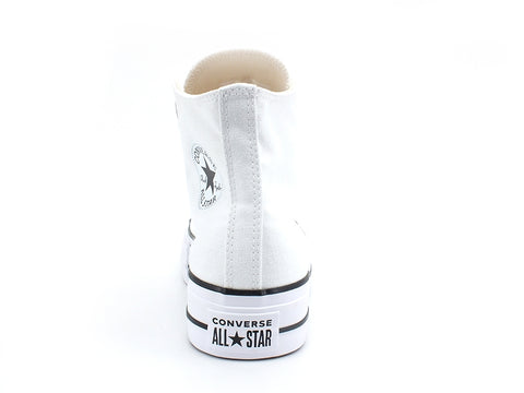 CONVERSE Chuck Taylor All Star Lift Hi Sneaker Platform White Black 560846C