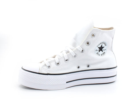 CONVERSE Chuck Taylor All Star Lift Hi Sneaker Platform White Black 560846C