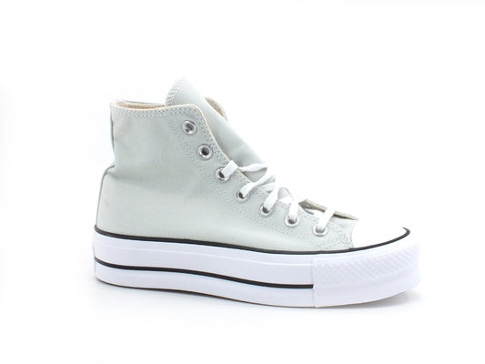 CONVERSE C.T. All Star Lift Hi Sneaker Platform Silver Black White 572720C