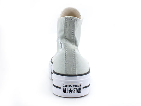 CONVERSE C.T. All Star Lift Hi Sneaker Platform Silver Black White 572720C