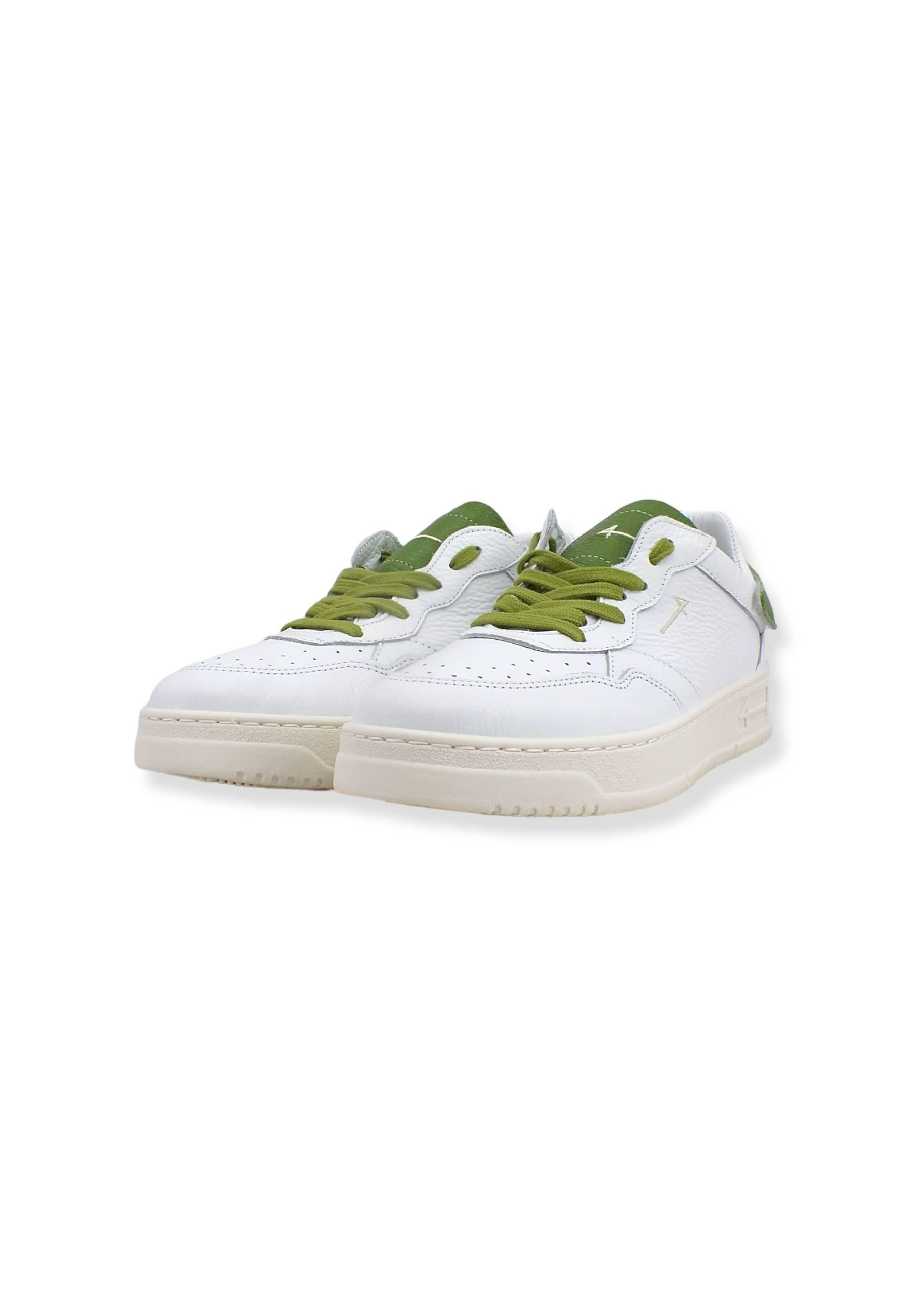 4LINE Fourline Sneaker Low Max Bianco Verde Pistacchio X08 - Sandrini Calzature e Abbigliamento