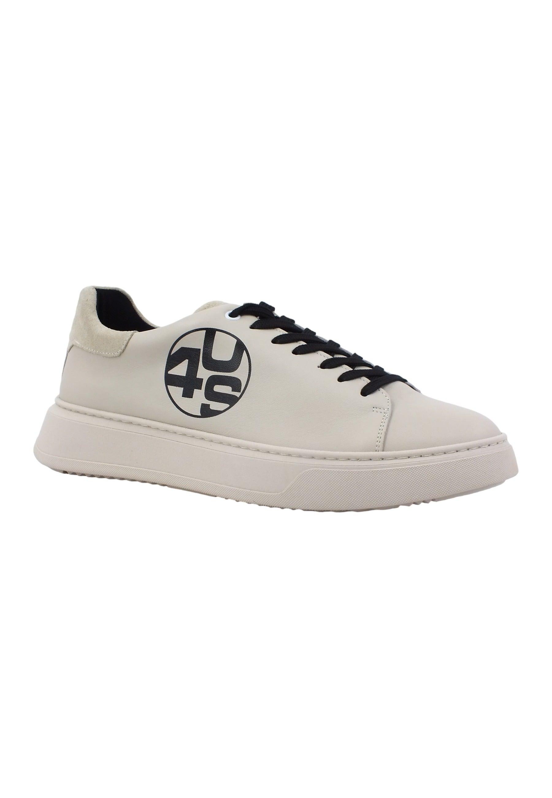 4US PACIOTTI Logan Sneaker Uomo Latte Avorio LOGAN - Sandrini Calzature e Abbigliamento