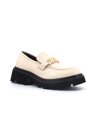 4US PACIOTTI Mocassino Donna Latte STREETE-002 - Sandrini Calzature e Abbigliamento