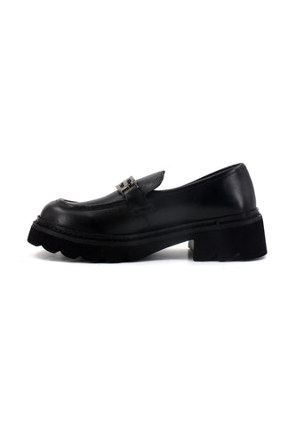 4US PACIOTTI Mocassino Donna Nero STREETE-002 - Sandrini Calzature e Abbigliamento