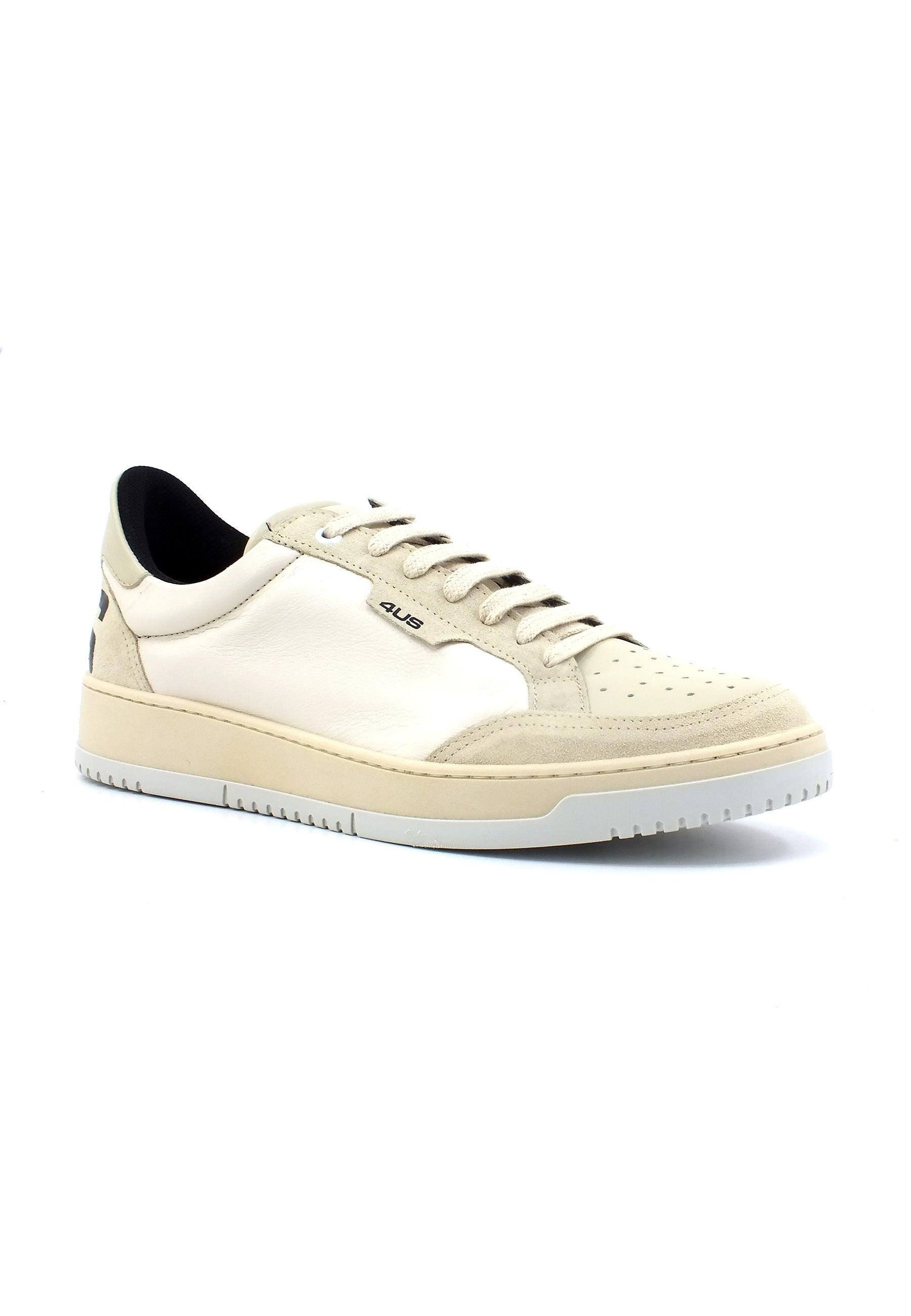 4US PACIOTTI Sneaker Uomo Beige Ecru DEEP2002 - Sandrini Calzature e Abbigliamento