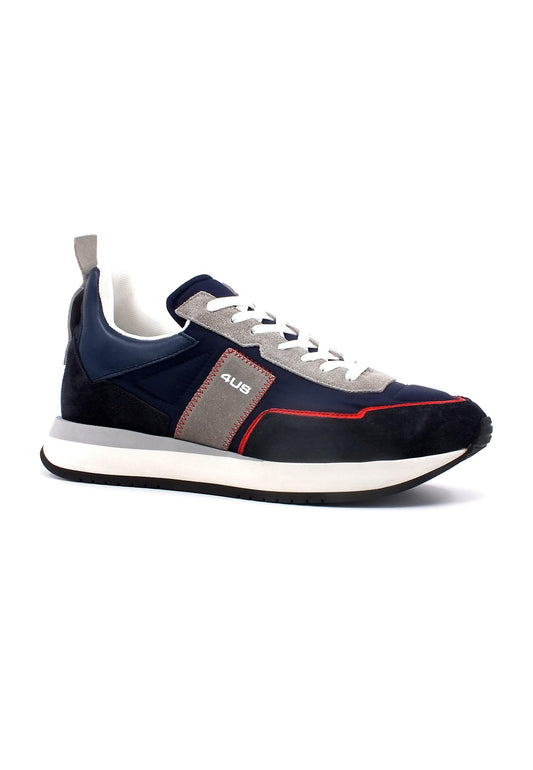 4US PACIOTTI Sneaker Uomo Blue Gray Red SEAN300-06 - Sandrini Calzature e Abbigliamento