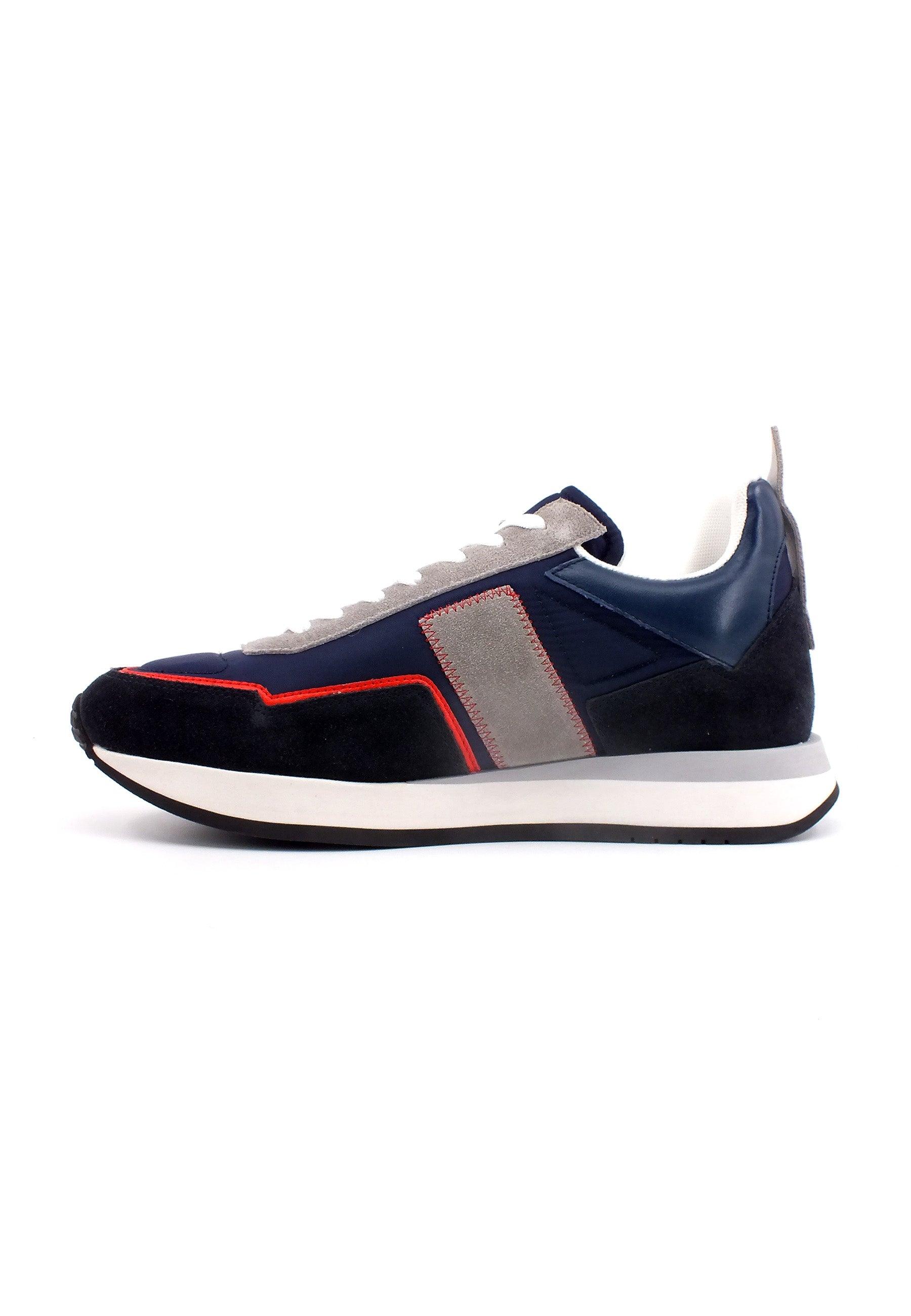 4US PACIOTTI Sneaker Uomo Blue Gray Red SEAN300-06 - Sandrini Calzature e Abbigliamento