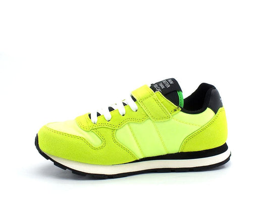 SUN68 Boy's Tom Solid Sneaker Bambino Giallo Fluo Z32301 - Sandrini Calzature e Abbigliamento