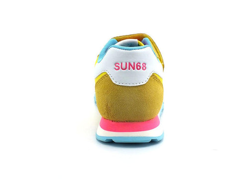 SUN68 Girl's Ally Solid Sneaker Bambino Giallo Z32401 - Sandrini Calzature e Abbigliamento