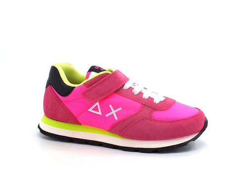 SUN68 Girl's Ally Solid Sneaker Bambino Fuxia Fluo Z32401 - Sandrini Calzature e Abbigliamento