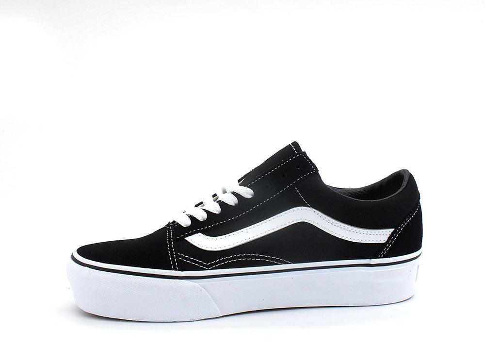 VANS Old Skool Platform Sneaker Black White VN0A3B3UY281 - Sandrini Calzature e Abbigliamento