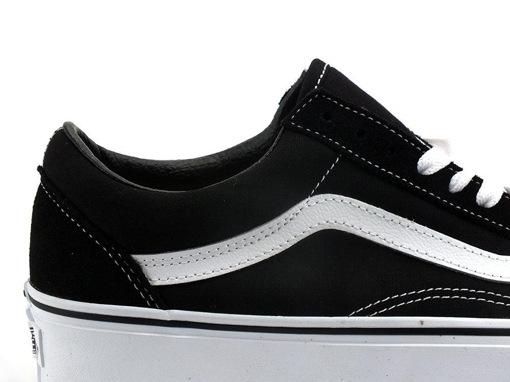 VANS Old Skool Platform Sneaker Black White VN0A3B3UY281 - Sandrini Calzature e Abbigliamento