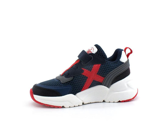 MUNICH Mini Track Vco 43 Sneaker Blue Red Grey 8890043 - Sandrini Calzature e Abbigliamento