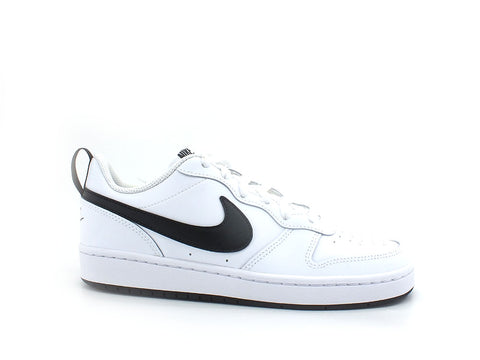 NIKE Court Borough Low 2 GS Sneaker White Black BQ5448-104