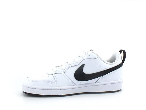 NIKE Court Borough Low 2 GS Sneaker White Black BQ5448-104